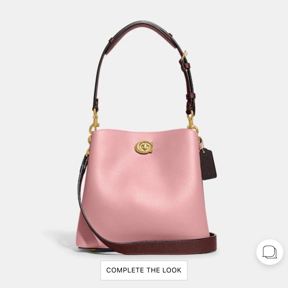 COPY - Willow bucket bag in bubble gum pink